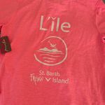 Hot Miami Styles love this product Neon Pink & White Split-Hem Varsity Stripe Hoodie - Women Photo 5