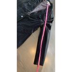 Old Navy  Velvet Blazer Jacket Womens Small Black Career One Button Preppy Office Photo 12