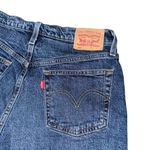 Levi's Levi’s 501 High Rise Button Fly Jean Shorts Distressed Frayed Denim Women’s 29 Photo 5