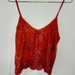 Heart & Hips 🆕 Heart Hips Rust Colored Lace Tank Photo 1