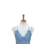 Anemone  Lace Bralette Blue Size XXL Festival Hippie Coastal Boho Summer Casual Photo 3