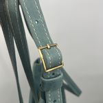 Portland Leather ‘Almost Perfect’ Large Lola Blue Crossbody Tote Gray Photo 8