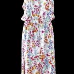 J.Jill Summer Garden Maxi Dress Floral, White Multi, Size M New w/Tag $149 Photo 1