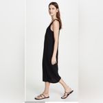 Z Supply Meridian Black Button Casual Midi Dress Size Med Photo 3