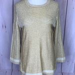 Vintage Joyce Gold Glitter Sweater Size M Photo 1