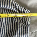 Madewell  Striped Navy and White Cotton Jumpsuit Size 4‎ EUC Photo 2