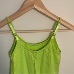 Vanity Fair NWOT  bright spring green tank top Photo 2
