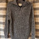 Aerie Offline By Multi Color Marled Knit Quarter Zip Pullover Size Small Photo 0