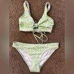 Target Green Floral Print Bikini Set Photo 1