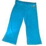 vintage early 2000s blue Terry cloth capri track pants Blue Size M Photo 0