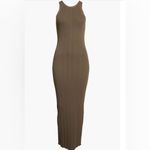TOTEME  Seamless Rib Tank Dress size Small Olive Green Photo 1