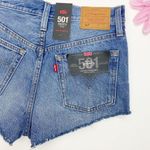 Levi's Levi’s Premium 501 High Rise Cut Off Micro Jean Shorts: Teeny Weeny Medium Wash Photo 9