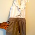 Love Culture  Romper With Ruffle Top . Size Small. Photo 2