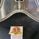 Vintage Looney Tunes, Warner Brothers bros pussyfoot cat half zip sweatshirt 90s Black Size XL Photo 3