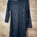 SheIn  Curve OXL Black w/Silver Confetti Drops with 3/4 Sleeves with Dropwaist Photo 5