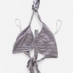 Lane 201  boutique boho summer lavender purple knit halter crop top S Photo 1