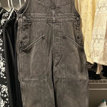 Madewell  Charcoal Denim Overalls Photo 0