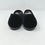 Enzo Angiolini Enzo‎ Angiolini Floral & Velvet Smoking Loafer Black Size 7.5 Photo 5