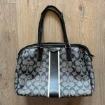 Coach Vintage Y2K 1999 Signature Purse Black And Gray Logo Photo 0