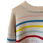 La Ligne Marin Striped Rainbow Wool Cashmere Sweater Photo 6