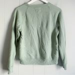 American Eagle  OUTFITTERS Green Soft Sweet Floral Embroidered Sweatshirt XS Photo 1