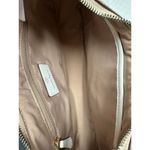 Nanette Lepore Francisca Short Shoulder Bag With Chain Strap Almond Color Logo Photo 12