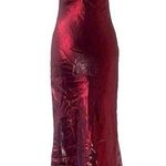 Vintage 90s Vampy Prom Dress Red Photo 0