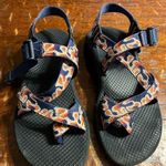 Chaco Sandals Womens 7M Navy Orange Spray Rhubarb Z/Cloud 2 J105546 Hiking Photo 0