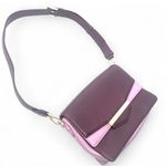 Kate Spade carmel court kaela large multi-part interior purple leather Bag Purse Crossbody Photo 1