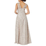 Adrianna Papell $299  Formal Evening Gown Size 6 Sequin Lace Dress Wedding Party Photo 1