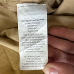 Michael Kors Women's  Tan Khaki Half Zip-Up Shirt, Size Medium, Button Sleeves Photo 10