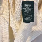 LRL women's XL ivory loose knit fringe sweater vest NEW ~ NWD small fabric pulls Photo 4