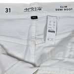 J.Crew J. Crew Slim demi-boot jean in white wash 31 BP476 NWT Photo 3
