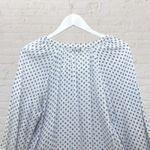 Counterparts Blue White Crochet Blouse Size M Photo 5