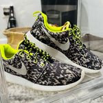 Nike Roshe Run Leopard Print Athletic Shoe Cool Grey/Wolf Grey•Volt•Black Photo 4