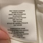 Equipment  white wide leg cropped trousers w/ black trim at waist, hem pockets. 6 Photo 5