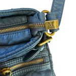 Montana West  Crossbody Bag for Women Soft Washed Faux Leather Multi Pocket Blue Photo 3