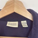 Classic Elements Vintage 90s Christmas/winter embroidered Terry button down Photo 3