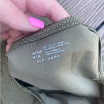 Aerie NWT medium one piece full coverage olive green swim suit cut out Photo 4