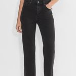 NWOT Aritzia Denim Forum Arlo High Rise Trouser Straight Size 26 Photo 0