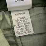 MOTHER The Pleated Chute Prep Flood Pants Hedge Green Size 29 NWT Photo 14