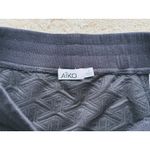 NWT AIKO Dark Academia Quilted Skater Skirt Small Black WhimsiGoth Quiet Luxury Photo 4