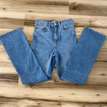 Lovers + Friends Greyson Ultra High Rise Slim Bootcut Jeans Size 27 Skyline Blue Photo 2