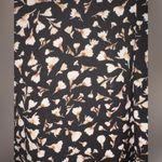 Investments NWT Caroline Signature V-Neck Size 2X Black/Tan Floral Button Front Top Photo 4