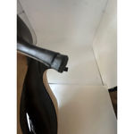 Audrey Brooke Black heels leather cutouts , pointy toe, Black Pumps Size 8.5 Photo 9