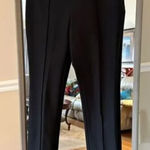 Lands' End Land’s End‎ Black Trouser Mid Rise Slim Leg Dress Pants Size 2 Photo 0