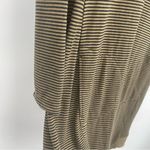 J. Jill Long Sleeve Striped Dress Size‎ Small Olive Green Black Ribbed Photo 10