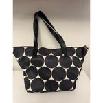 Kate Spade  debora dot nylon tote bag black and cream Photo 1