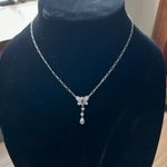 Lovely and Sweet .925 Silver & Blue Butterfly Necklace | Italian Chain Photo 1