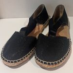 Reaction Kenneth Cole  ‘Luna’ Black Glitter Espadrilles Sandals Shoes Size 9‎ Photo 8